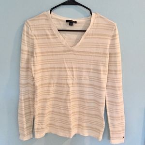 Tommy Hilfiger V-neck striped sweater